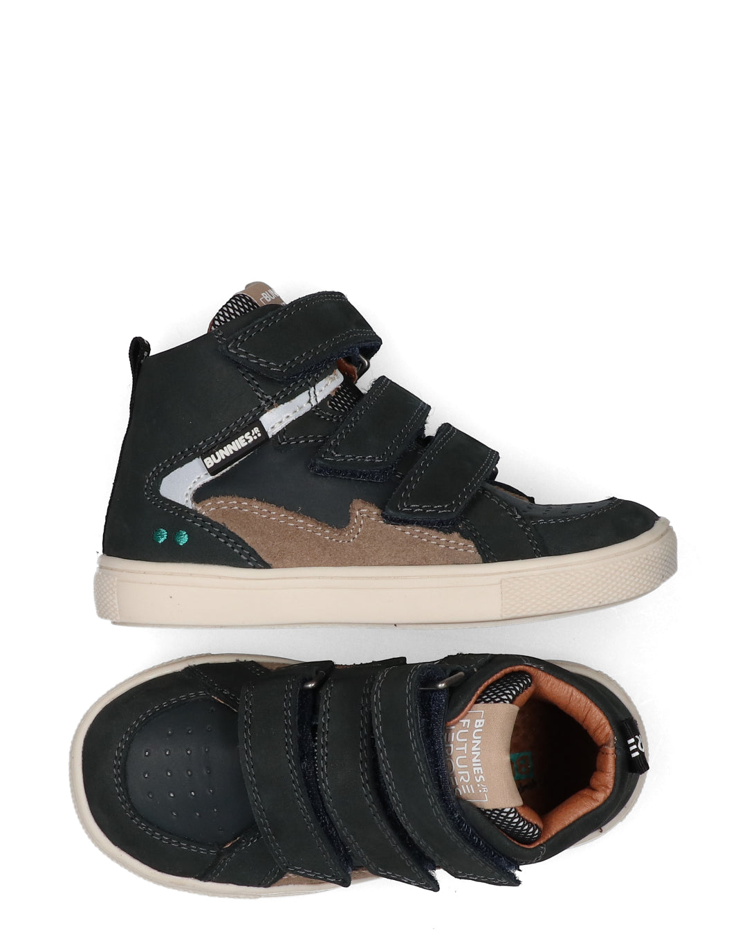 LEX LOUW Jongens Sneakers Donkerblauw