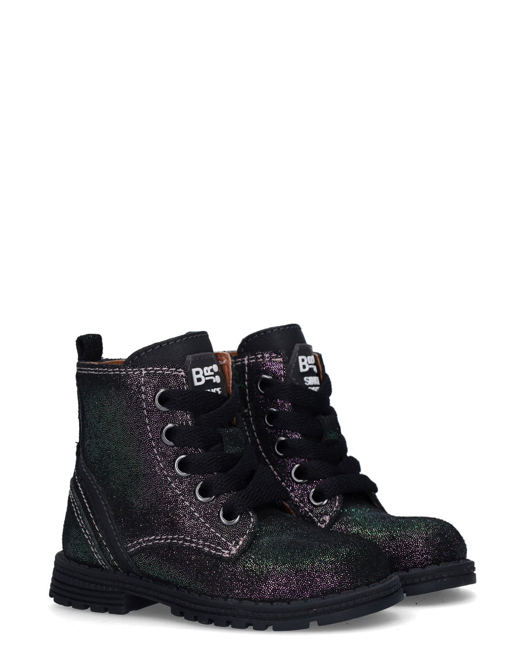 Tina Trots Biker Boots Meisjes Zwart Roze