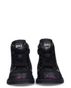 Tina Trots Biker Boots Meisjes Zwart Roze