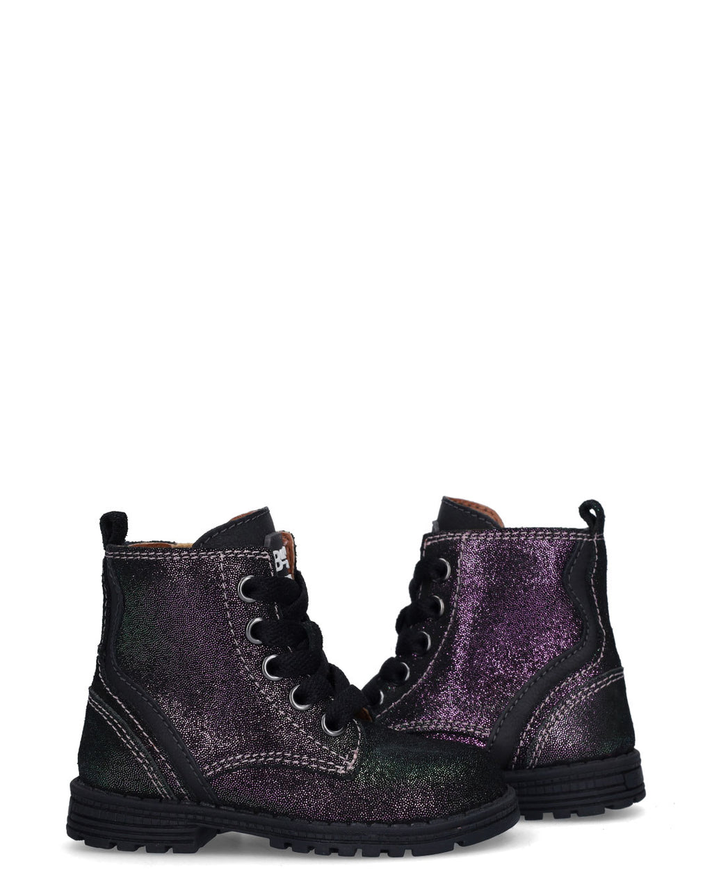 Tina Trots Biker Boots Meisjes Zwart Roze