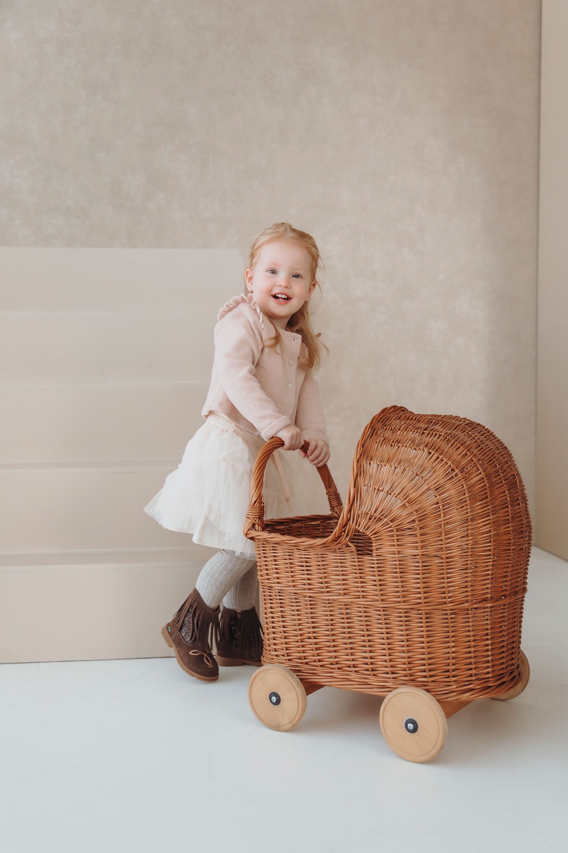 TILLIE TROTS Meisjes Western Laarzen Bruin