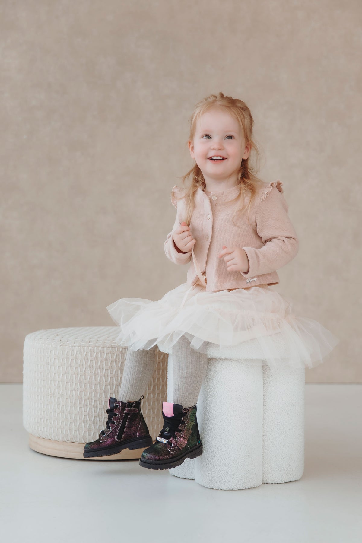 TASHA TRAIL Meisjes Laarzen Zwart Roze
