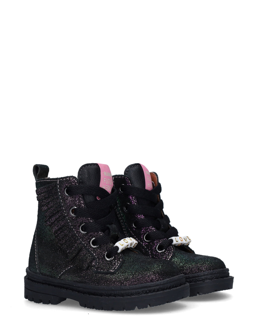 TASHA TRAIL Meisjes Laarzen Zwart Roze