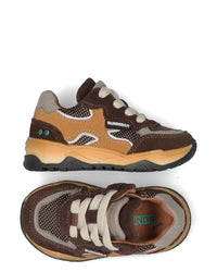 CHASE CHUNKY Jongens Sneakers Donkerbruin