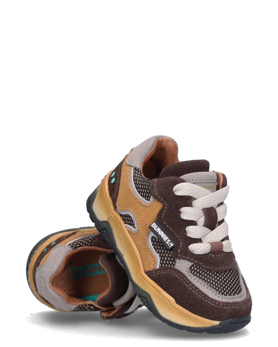 CHASE CHUNKY Jongens Sneakers Donkerbruin