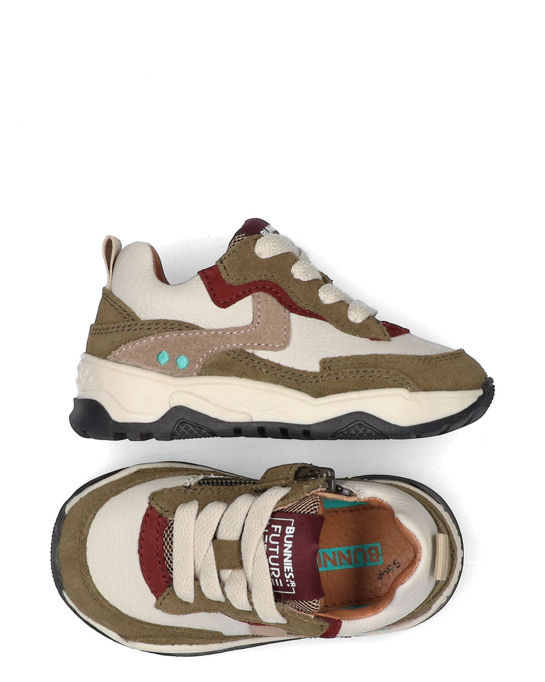 COLE CHUNKY Jongens Sneakers Legergroen