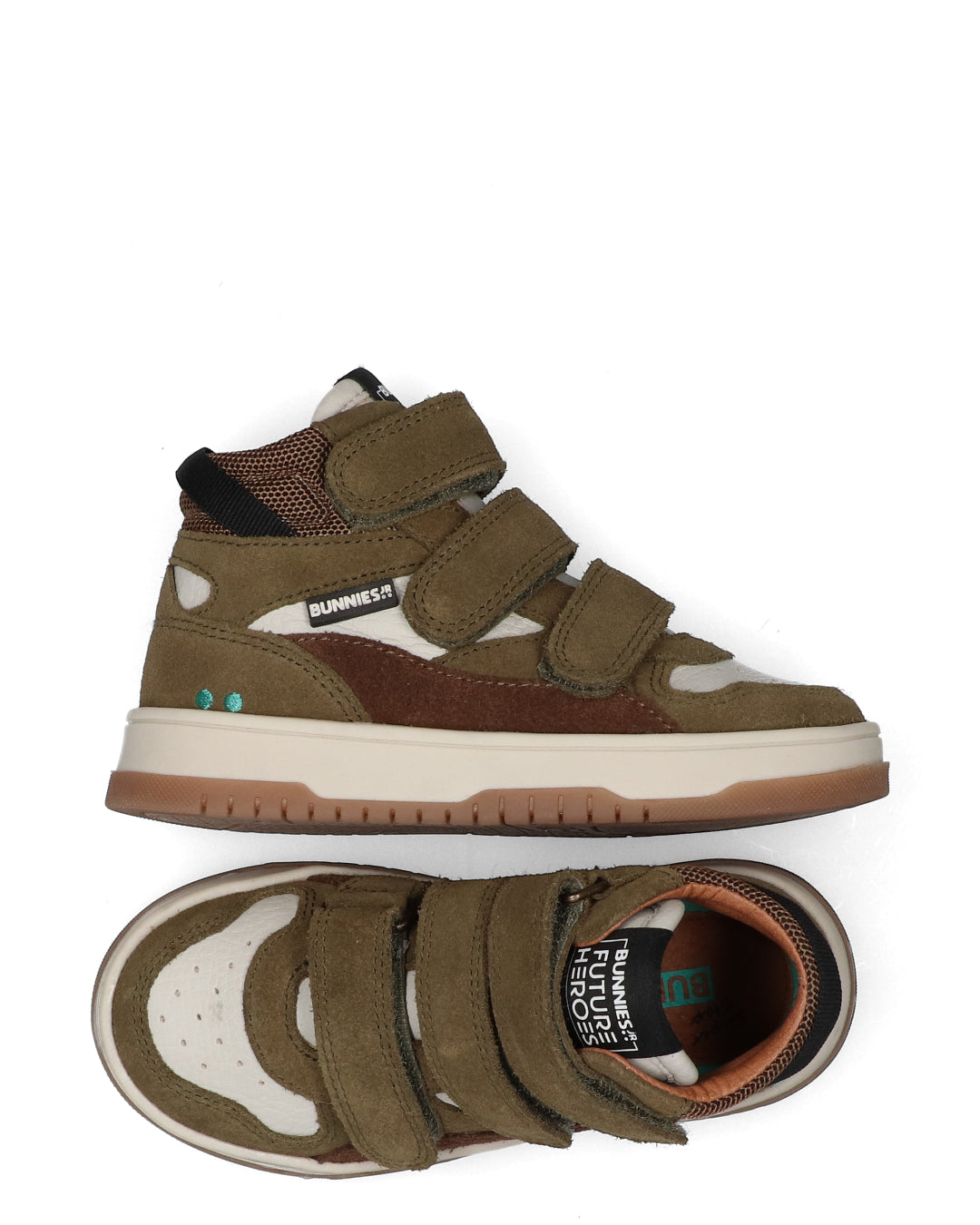 BENJAMIN BAAS Jongens Sneakers Legergroen