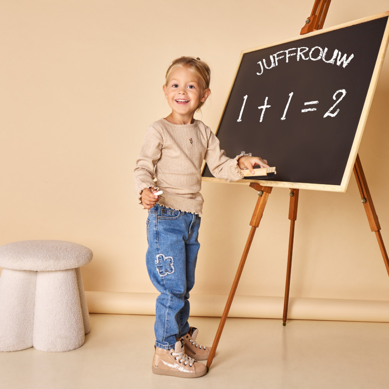 Luca Louw Hoge Sneakers Meisjes Roze