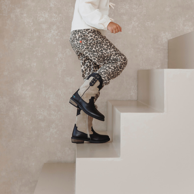 Romee Rodeo Cowboy Boots Meisjes Zwart