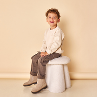 Tim Trail Biker Boots Jongens Taupe