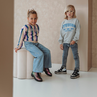 Benjamin Baas Hoge Sneakers Jongens Blauw