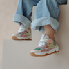 Cody Chunky Lage Sneakers Meisjes Multicolor