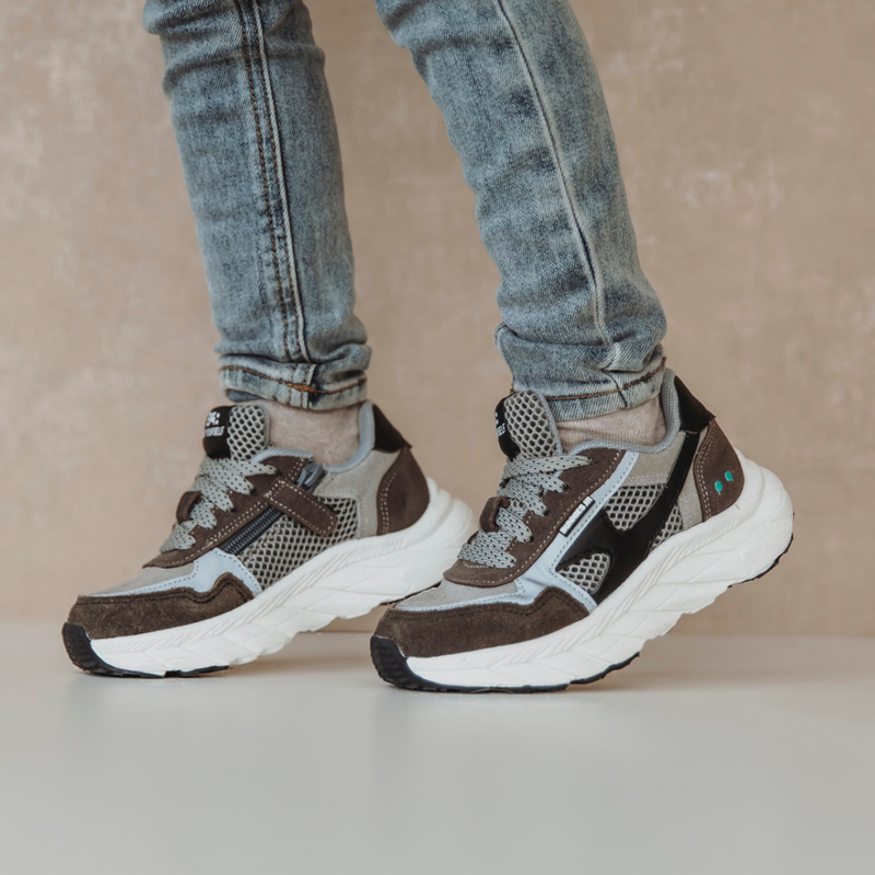 Rio Rush Lage Sneakers Jongens Grijs