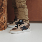 Monica Mellow Lage Sneakers Jongens Bruin