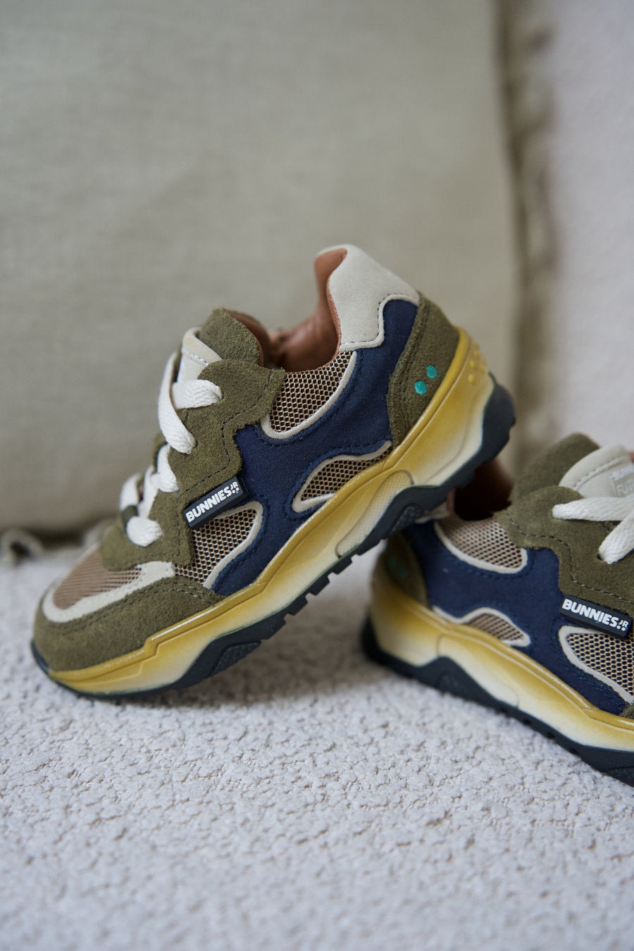 CHASE CHUNKY Jongens Sneakers Legergroen
