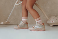 Cleo Chunky Lage Sneakers Meisjes Roze