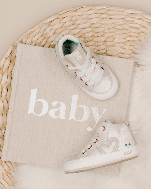 221100D-50 Gepersonaliseerde babyschoentjes  Wit