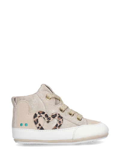 221100D-99 Gepersonaliseerde babyschoentjes  Goud