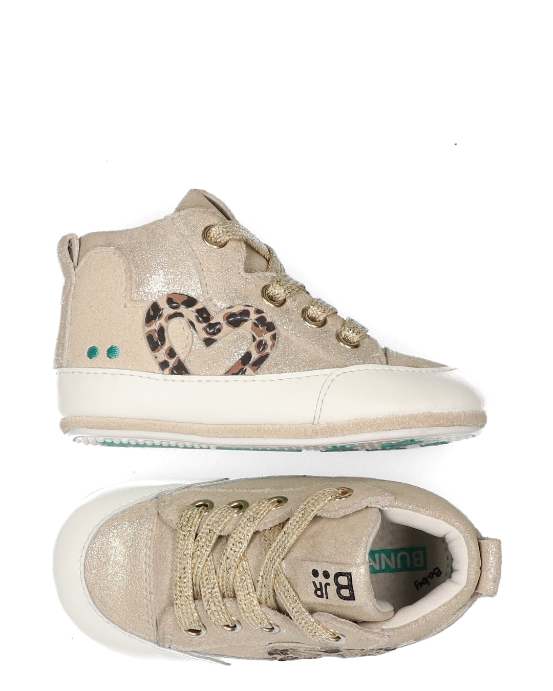 221100D-99 Gepersonaliseerde babyschoentjes  Goud